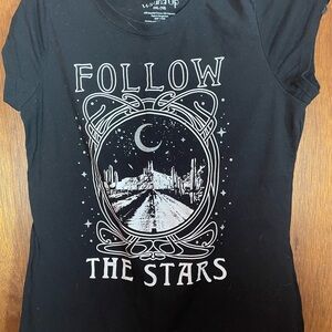black tee